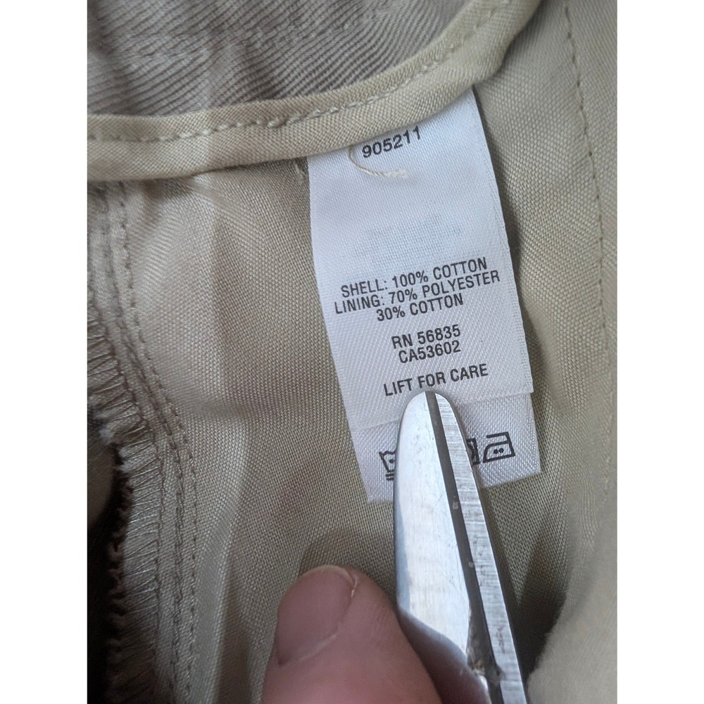 Cabela's Outfitter Series Chino Pants Mens 42x30 Tan Cotton Flat Front Suspender - Picture 10 of 12